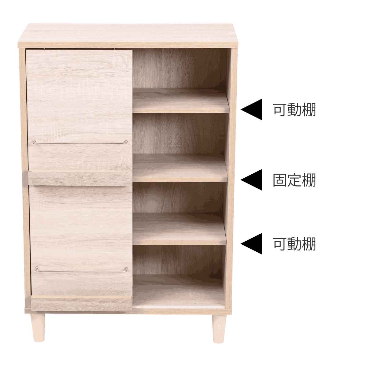 JK-PLAN（ジェイケイ・プラン） ディスプレイラック スライド扉 組合せ