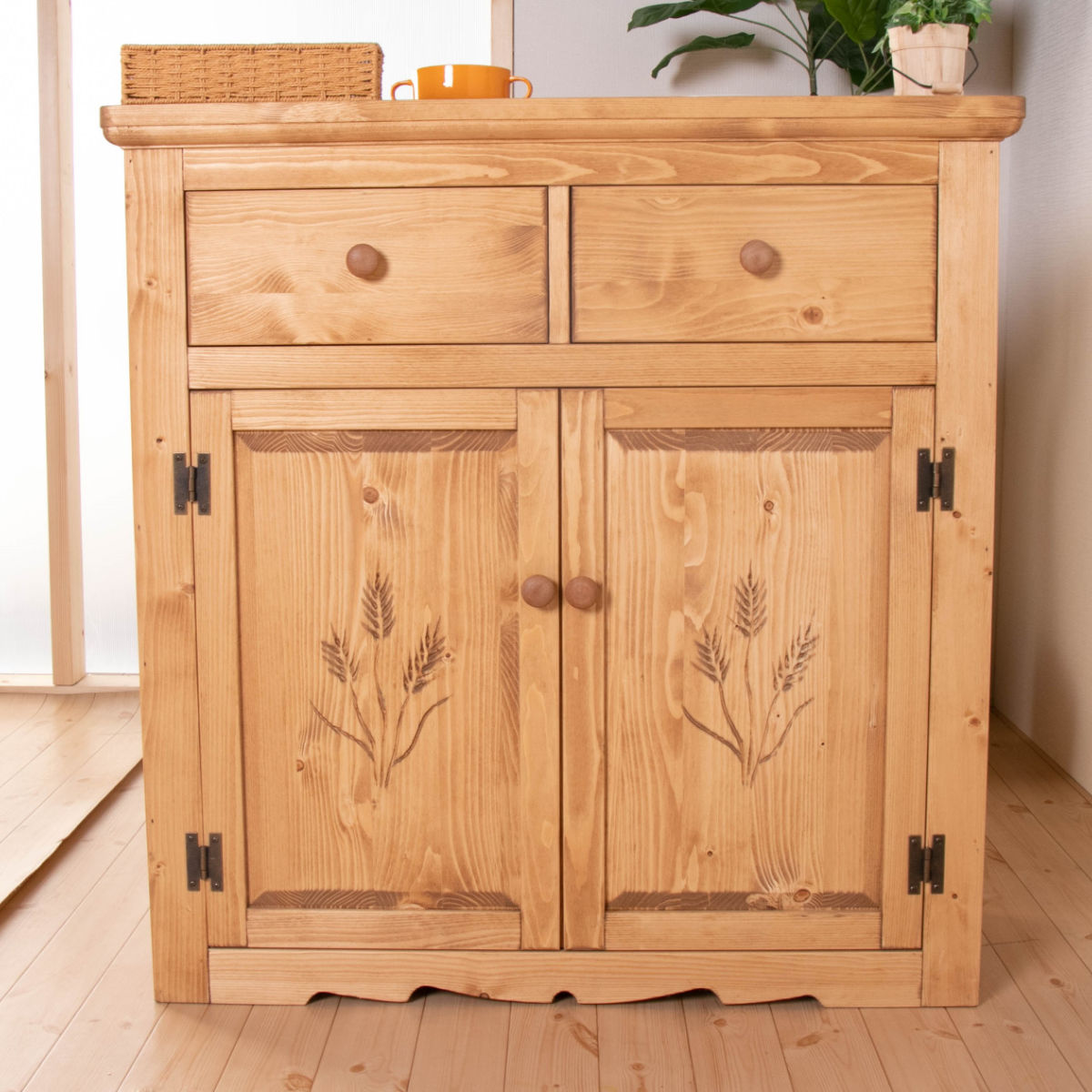 バーカウンター カントリー調 パイン材 Farmer 幅90cm （ カウンター