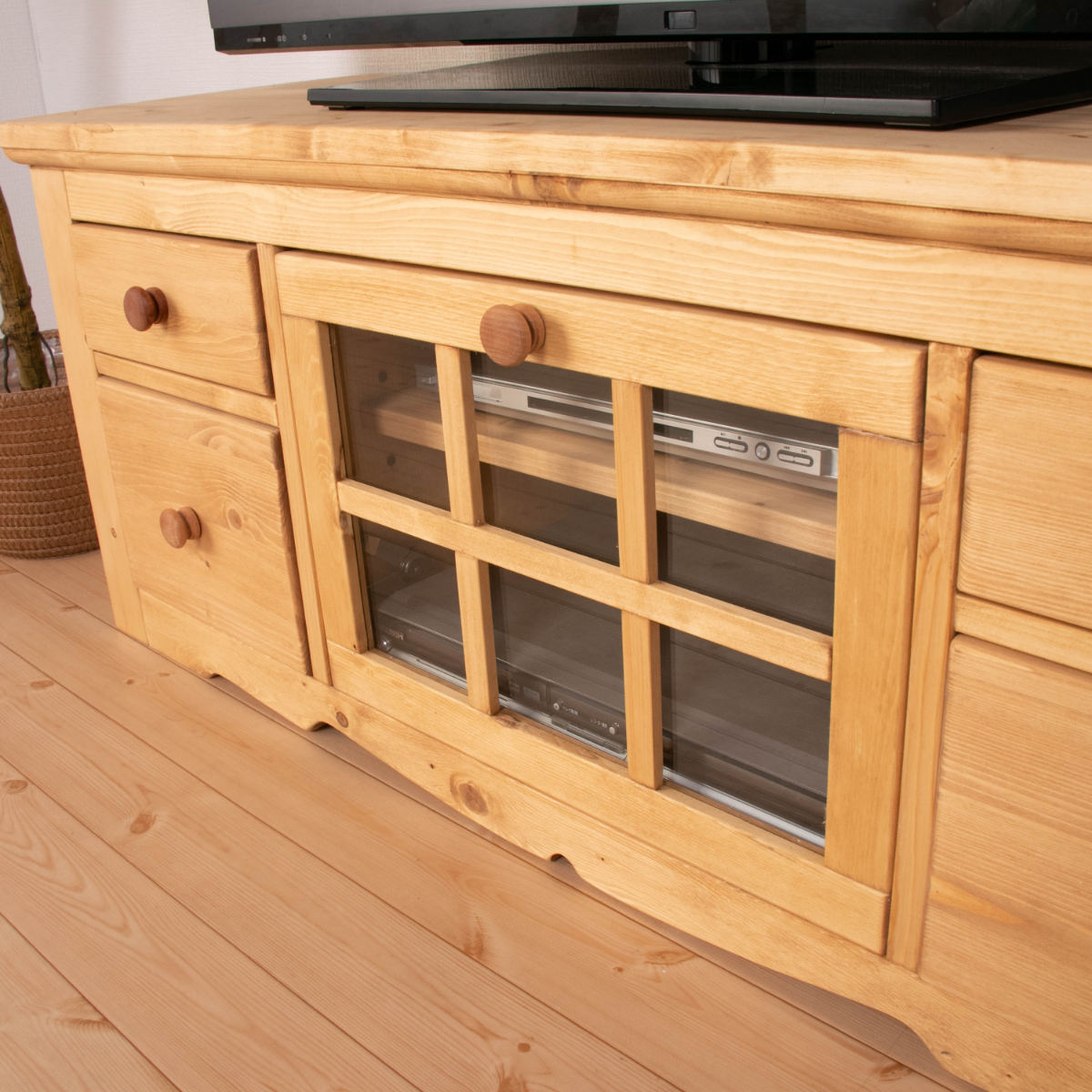 テレビ台 ローボード カントリー調 パイン材 Farmer 幅120cm （ TV