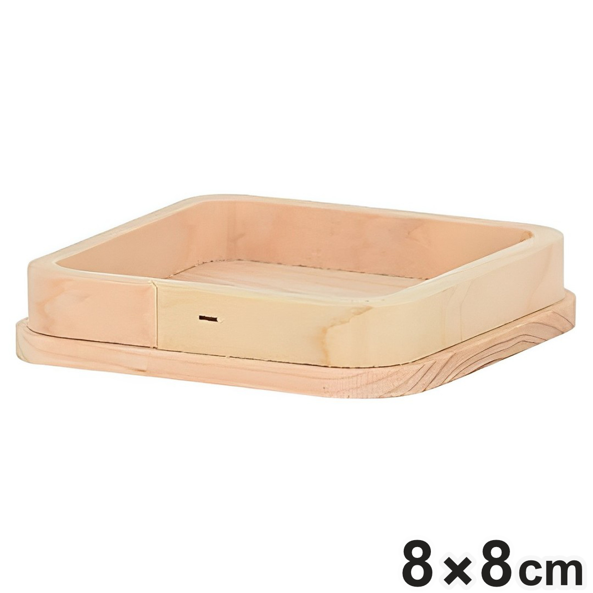 シンワ 神具 折敷 中サイズ 2.5寸 お供え 神棚 （ 木製 トレー トレイ