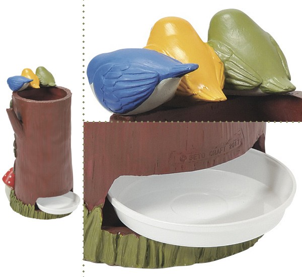 傘立て 小鳥 バード 円筒形 アンブレラスタンド （ 玄関 収納 傘たて