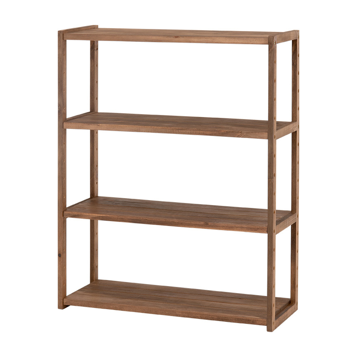 木製CD収納棚100枚 仕切り板シンプル25枚×4段 棚 ラック 収納 木製棚板