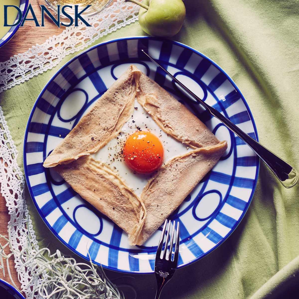 DANSK（ダンスク） ランチョンプレート 24cm アラベスク （ 食洗機対応