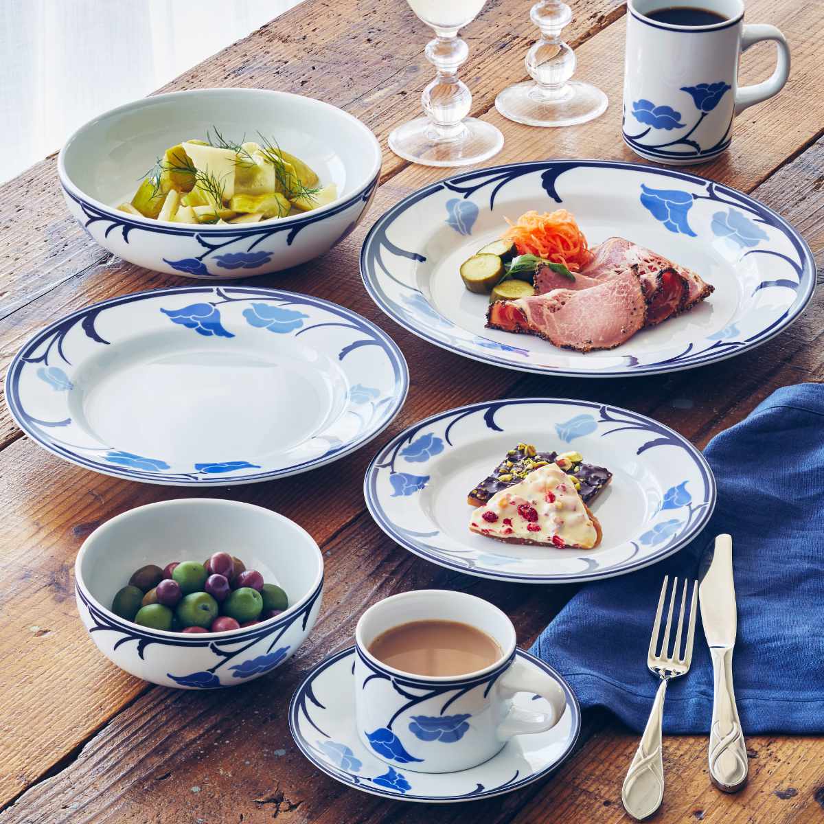 DANSK（ダンスク） サラダプレート 22cm チボリ 洋食器 （ 北欧 食器