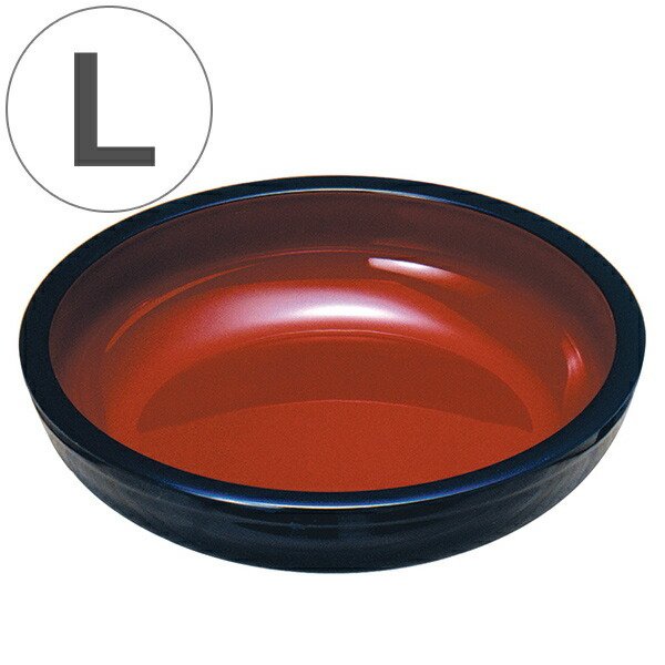 そば打ち道具 こね鉢 黒内朱 36cm 樹脂製 日本製 （ こねばち コネ鉢