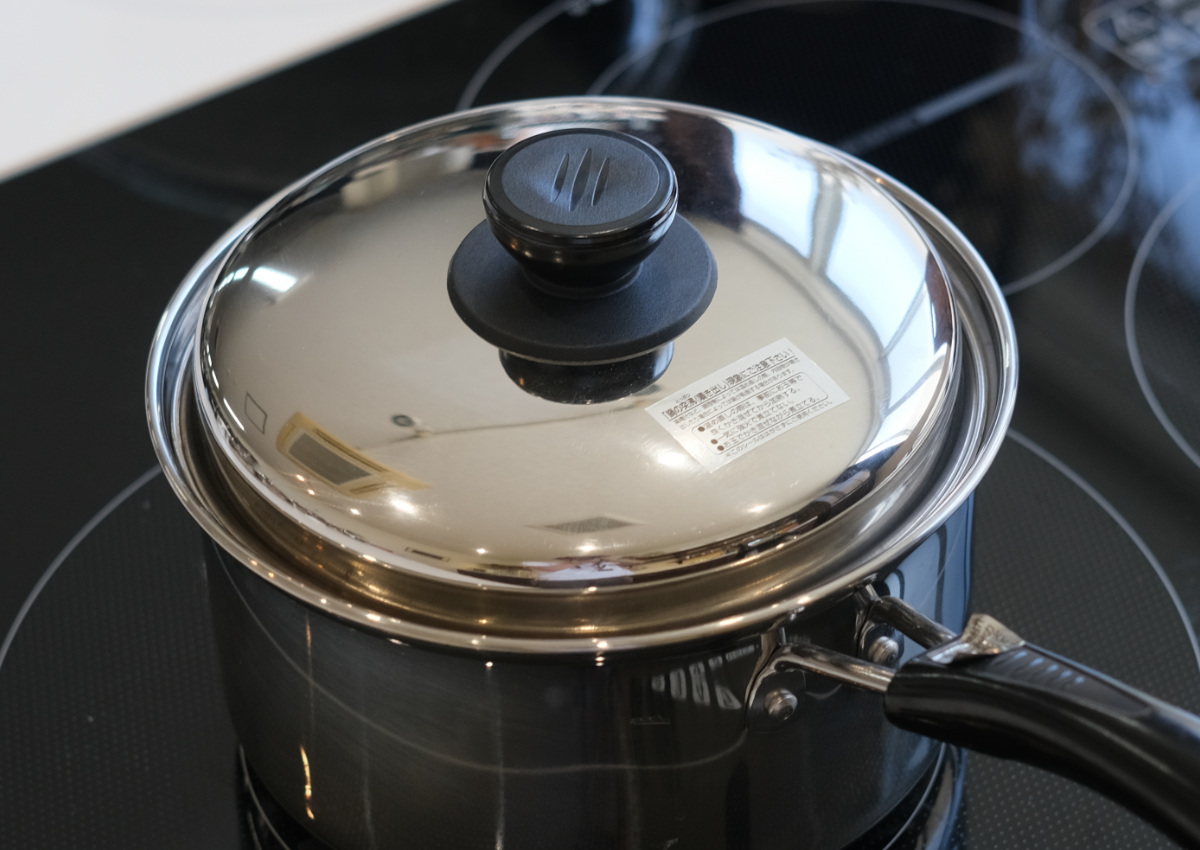 パール金属 片手鍋 ノヴェル ステンレス 16cm IH対応 （ ガス火 IH ih