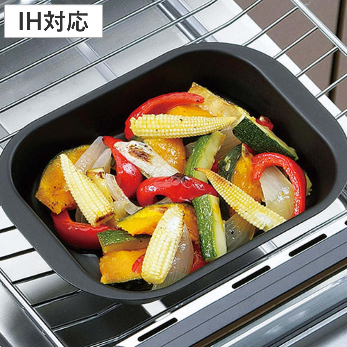 和平フレイズ グリルパン 12×15cm IH対応 鉄製 ミニ 角型 ランチーニ