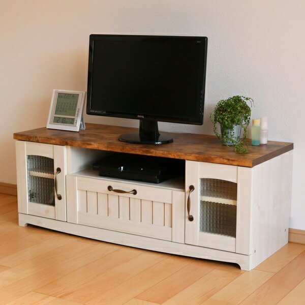 テレビ台 ローボード カントリー調 幅105cm （ テレビ 収納 AVボード
