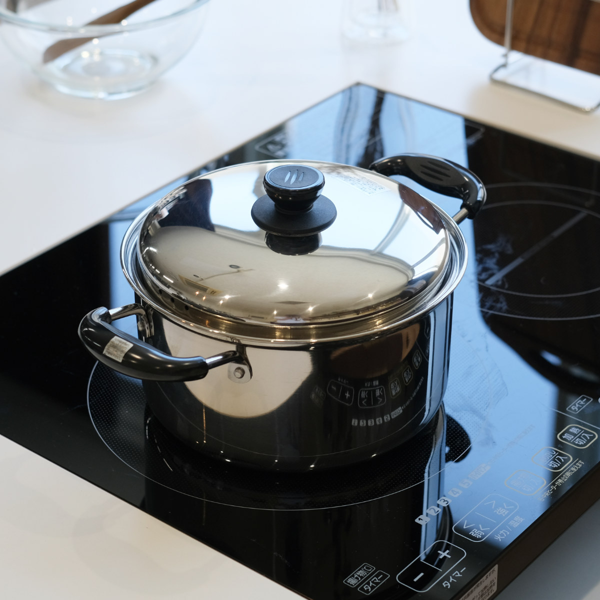 パール金属 両手鍋 ノヴェル ステンレス 22cm IH対応 （ ガス火 IH ih