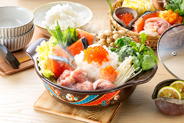 高木金属工業 季節鍋 ホーロー味わい鍋 飛鳥 花楽 21cm IH対応 （ ガス