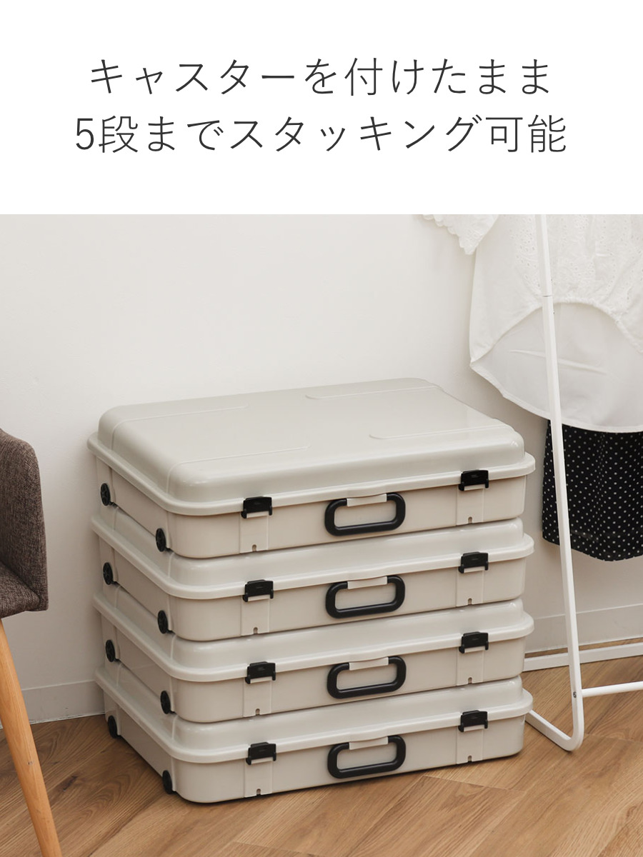 平和工業 収納ケース 約 幅60×奥行45×高さ14cm クローズケース