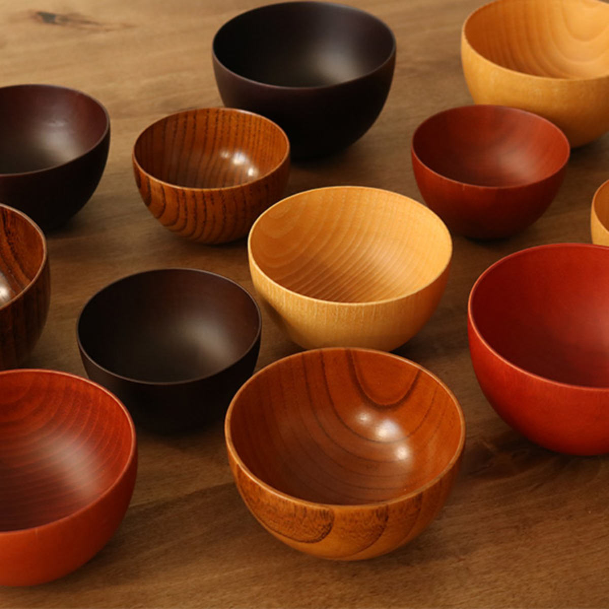 ナチュラルボウル 木製 540ml L 木目 ボウル 漆 天然木 食器