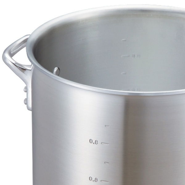 寸胴鍋 30cm 20L ガス火専用 キングポット 業務用 中尾アルミ 両手鍋