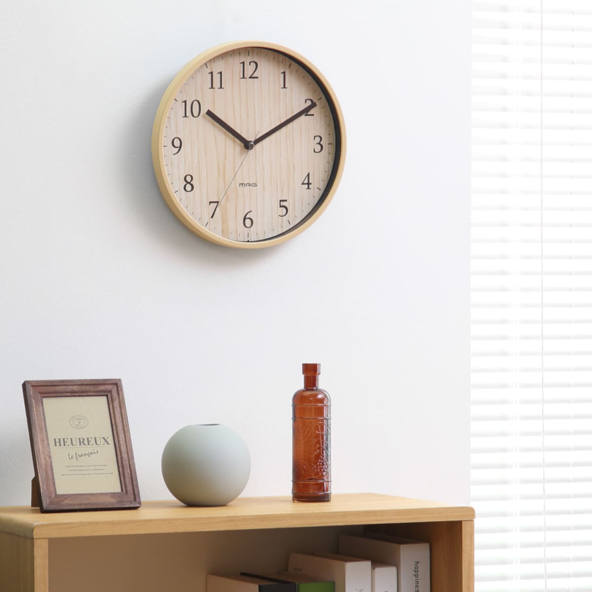 掛け時計 おしゃれ 梓 アズサ MAG （ 壁掛け時計 時計 アナログ