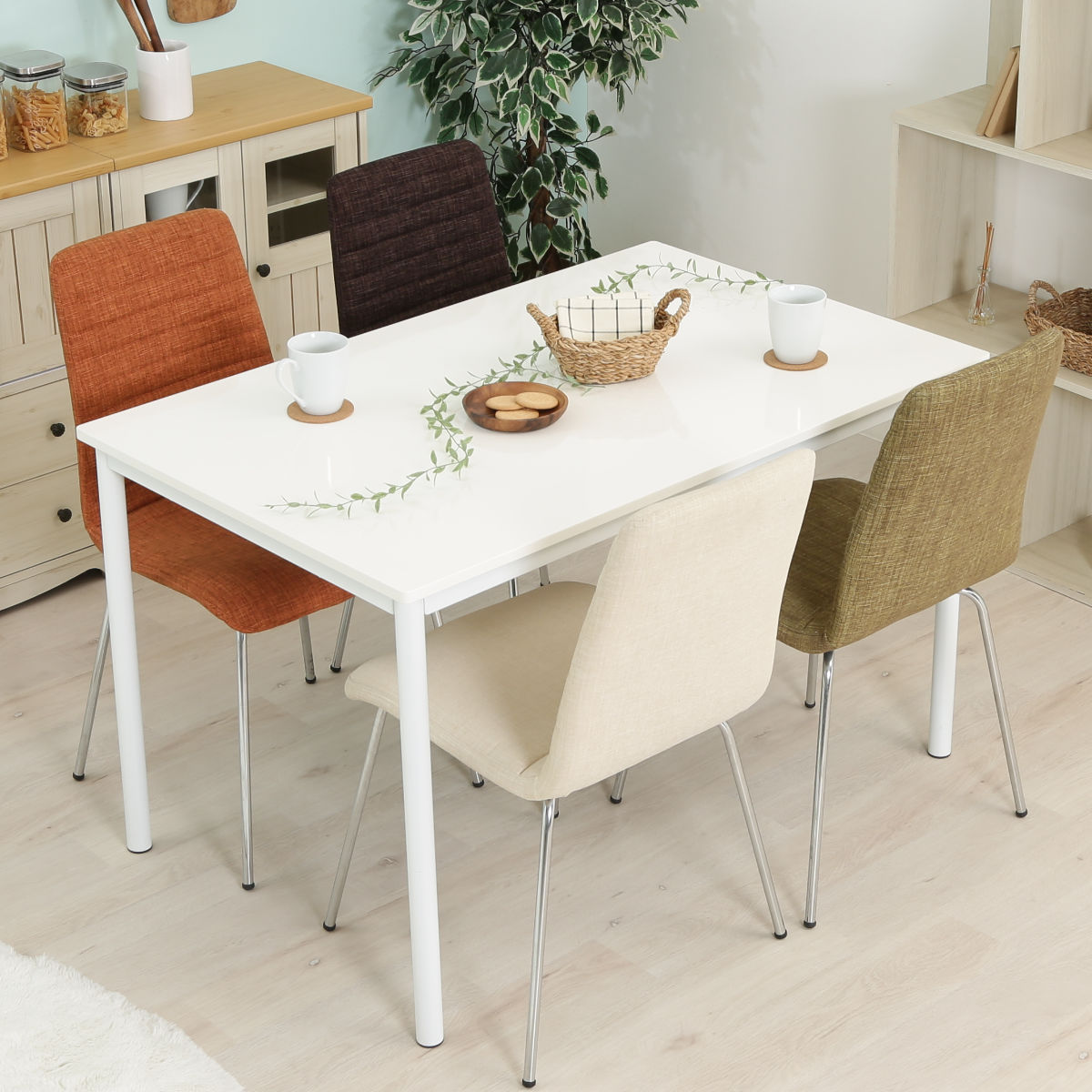 不二貿易（Fuji Boeki） ダイニングテーブル 幅120cm 長方形