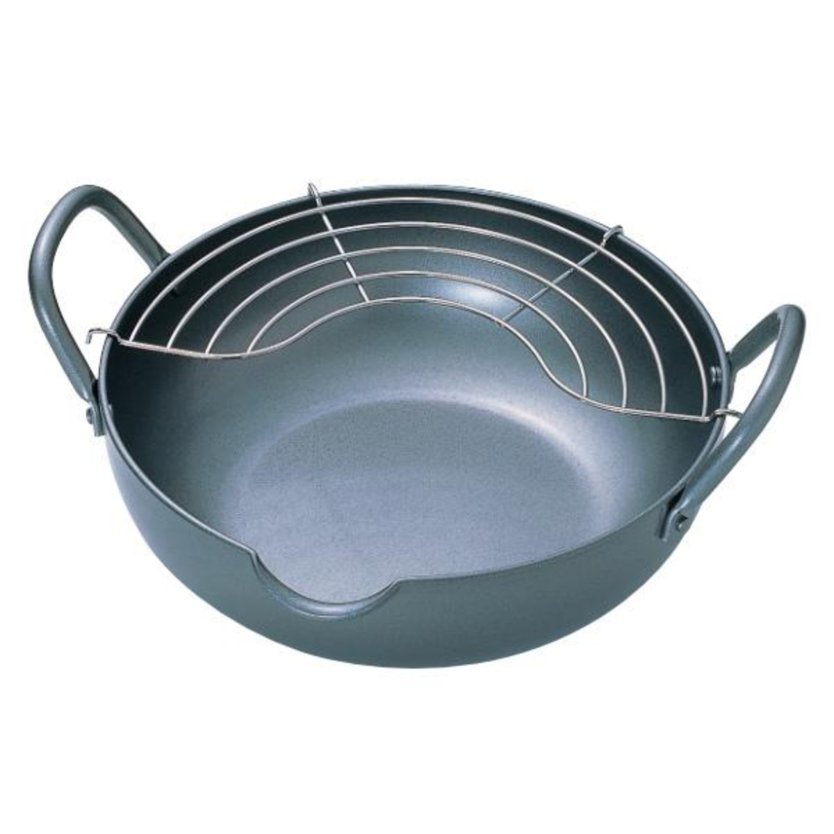 タマハシ 天ぷら鍋 26cm IH対応 極厚 極天 底厚3.2mm 日本製 （ フライ