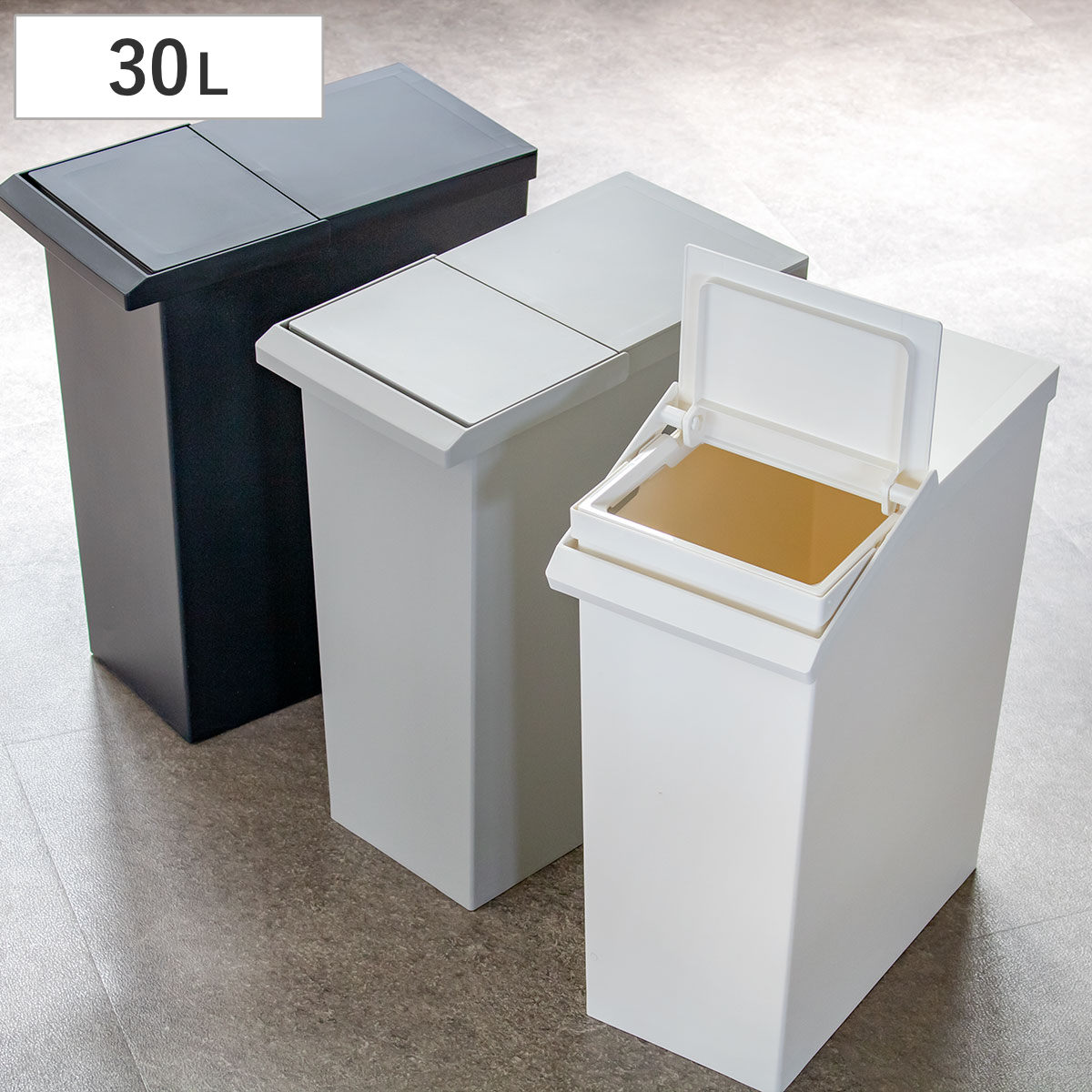 RISU（リス） 特典付き ゴミ箱 30L TOSTE レバーオープン （ ごみ箱