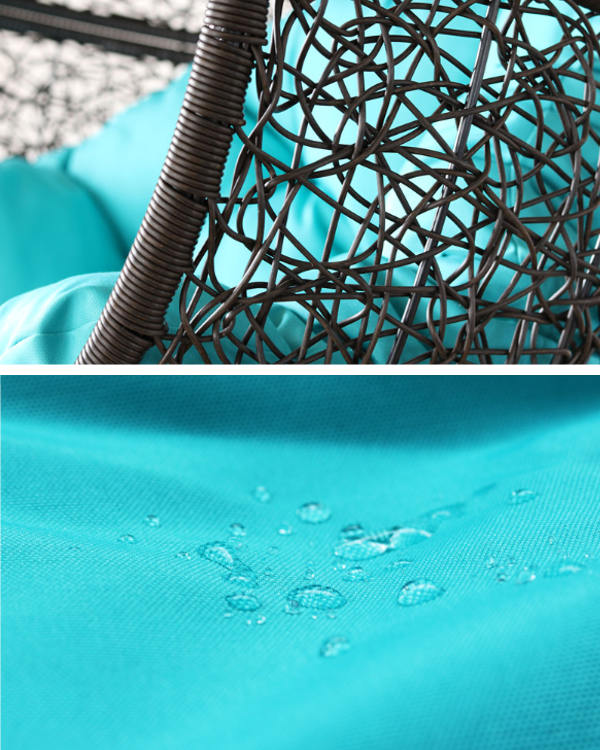 ハンギングチェア 1人用 アジアンリゾート風 クッション付 Breeze カゴ