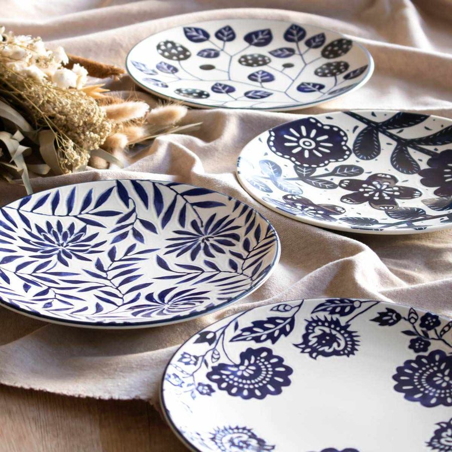 プレート 22cm AIKA 硬質陶器 （ 食洗機対応 電子レンジ対応 オーブン