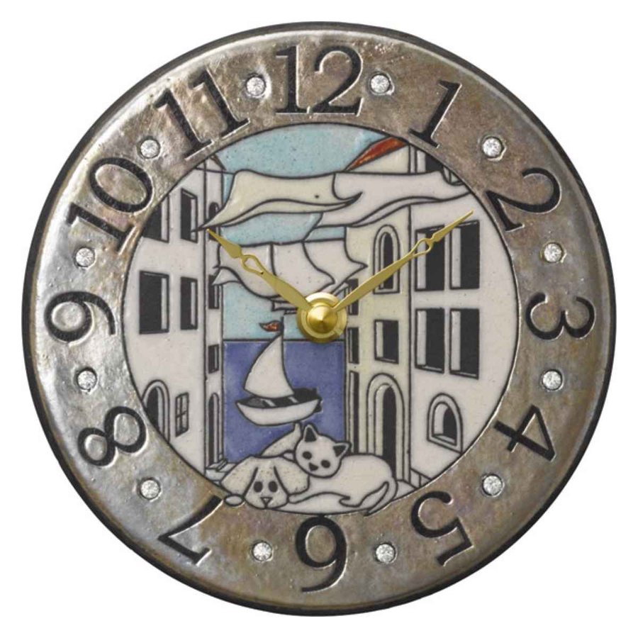 時計 置き掛け兼用 アントニオ・ザッカレラ アナログ Z904 （ 壁掛け