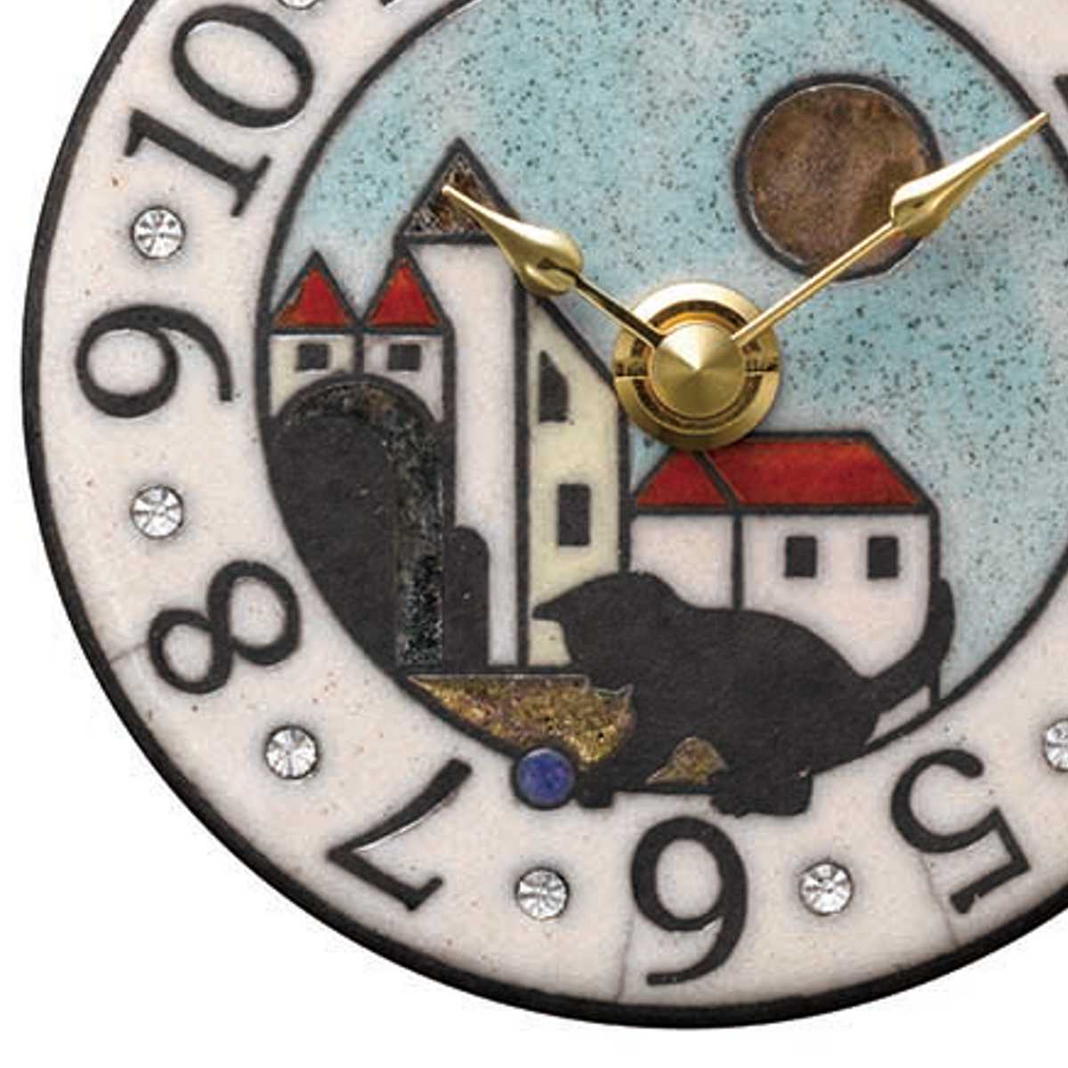 時計 置き掛け兼用 アントニオ・ザッカレラ アナログ Z939 （ 壁掛け