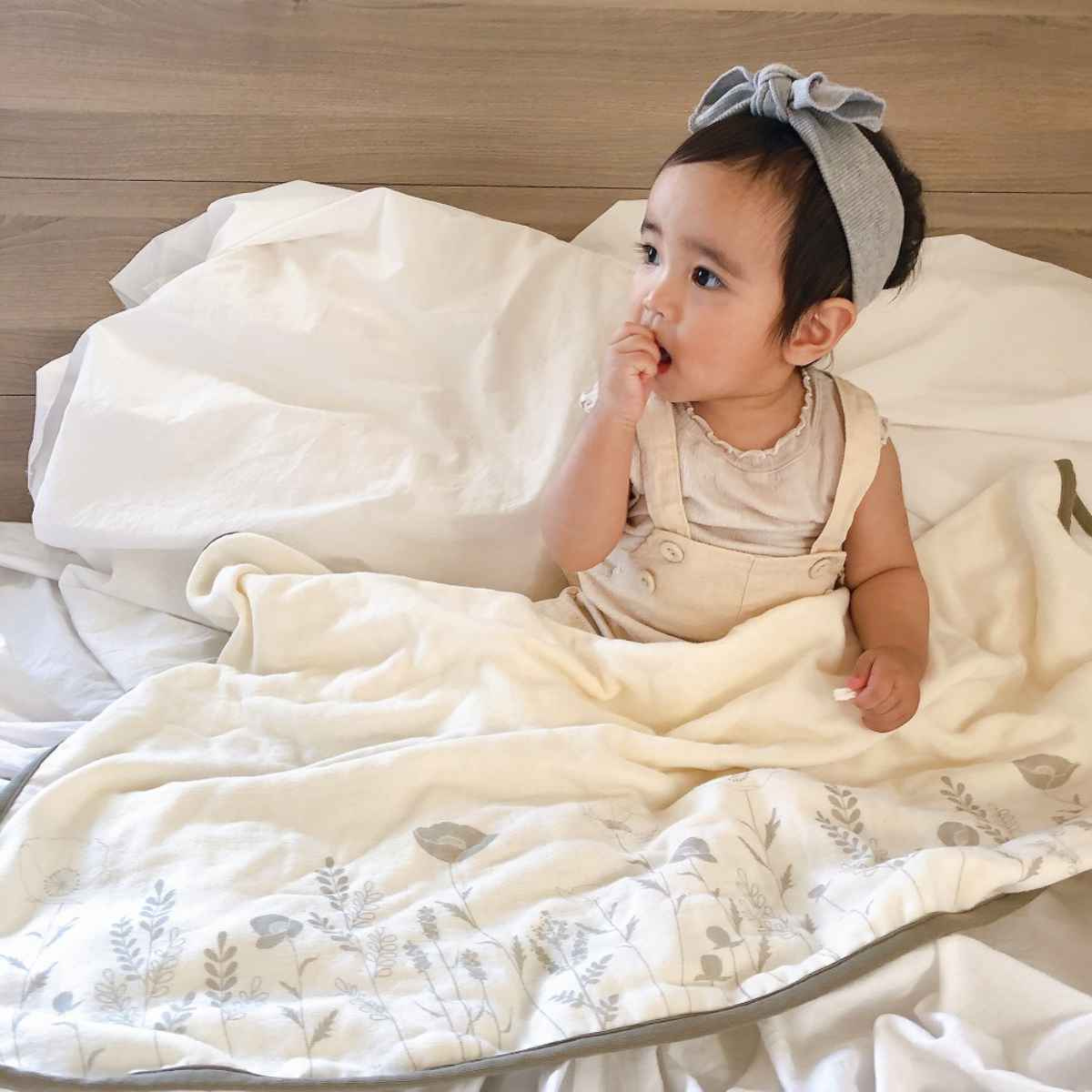 lien de famille（リヤンドファミーユ） ブランケット 綿100% 北欧