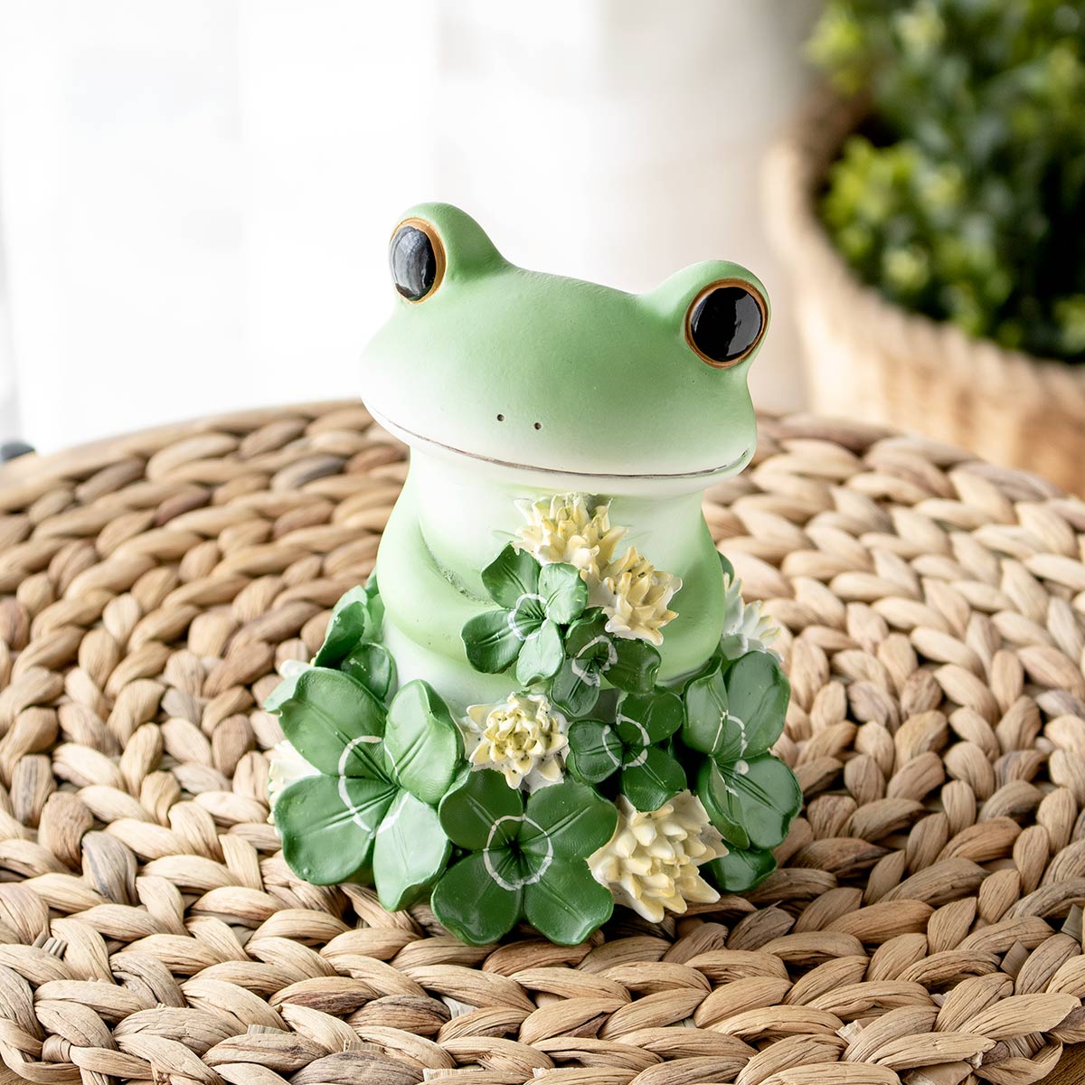 オーナメント ミニガーデン ラッキークローバーとカエル Copeau