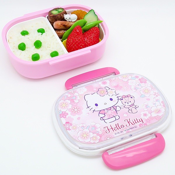 OSK（オーエスケー） お弁当箱 1段 ハローキティ サクラ 360ml 中子付