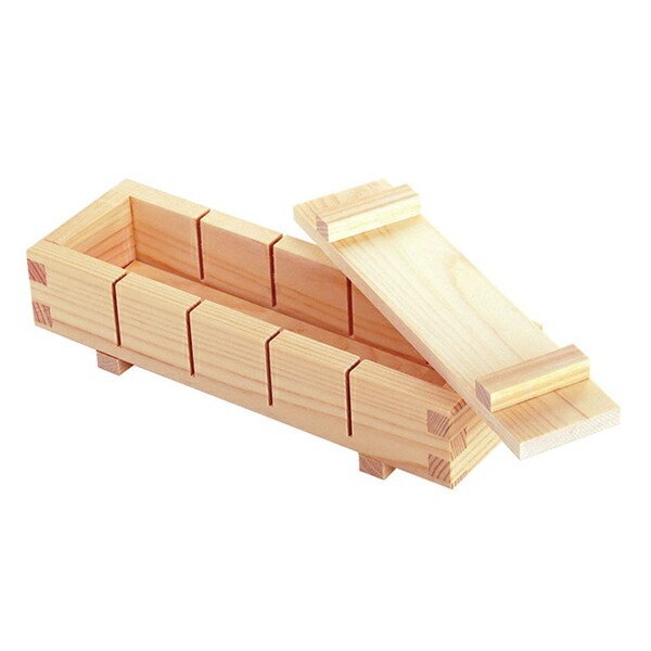 寿司 型 押寿司器 五ツ切 ひのき 日本製 （ 押し寿司 寿司器 寿司型