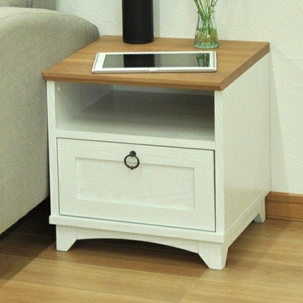 本棚 シェルフ 4段 フレンチカントリー 白家具 Charlotte 幅60cm