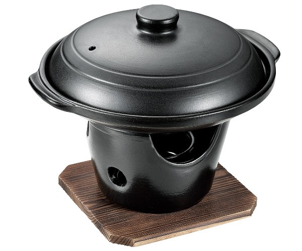 パール金属 陶板焼き コンロセット 陶器製 和ごころ懐石 卓上鍋