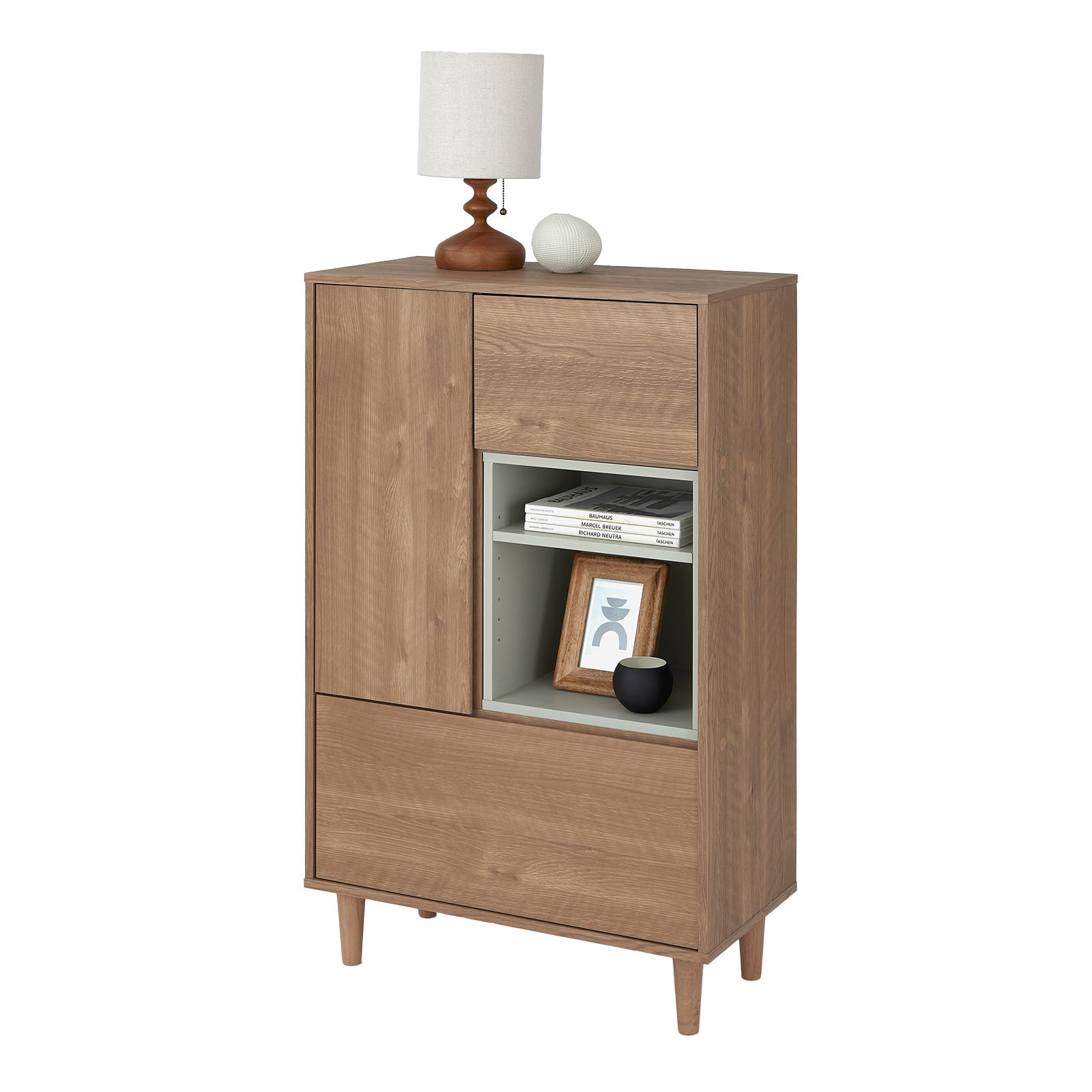 LOWYA（ロウヤ） 収納棚 幅約70cm ラック チェスト キャビネット