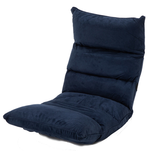 座椅子 1人掛け リクライニング 6段階 コンパクト 低反発 ふかふか