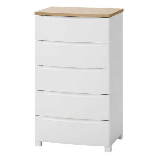 IRIS OHYAMA（アイリスオーヤマ） チェスト 5段 タンス ローチェスト