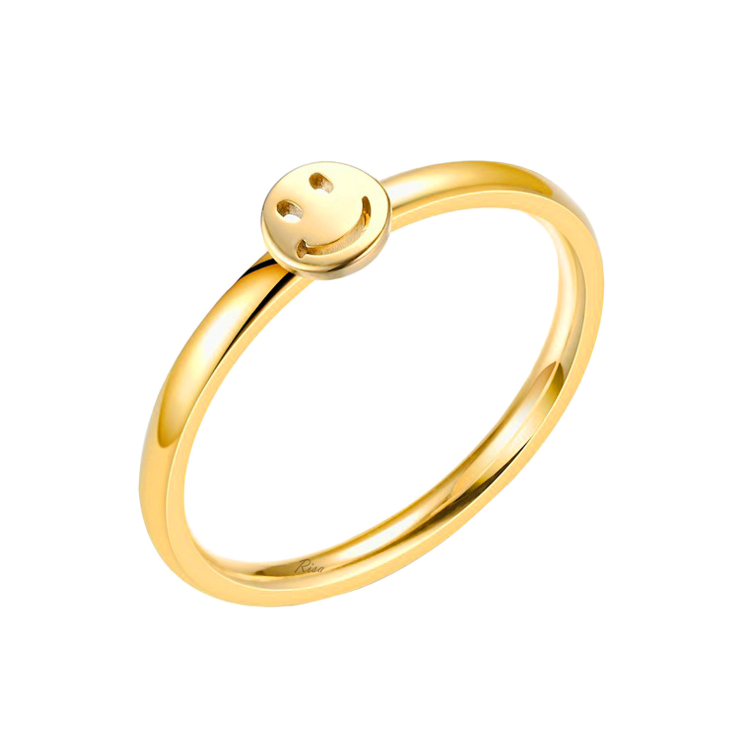 Risa（リサ） 指輪 リング 金属アレルギー対応 スマイル スマイリー