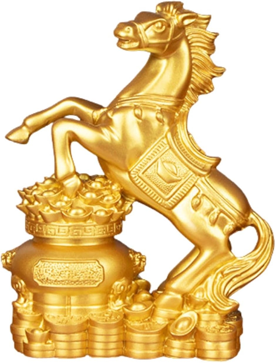 2026年 干支 置物 馬 午年 金 開運 金運 馬年 縁起物 競馬 風水 勝負運