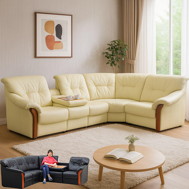 コーナーソファー 5人掛け テーブル付き L字 ソファセット 5点セット