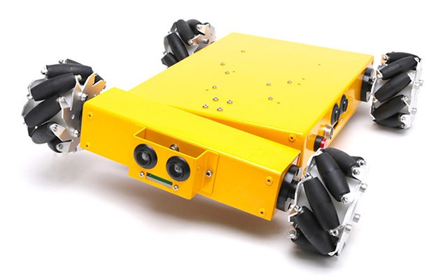 4WD100mmメカナムホイールロボット (10011) [台車ロボット・研究開発