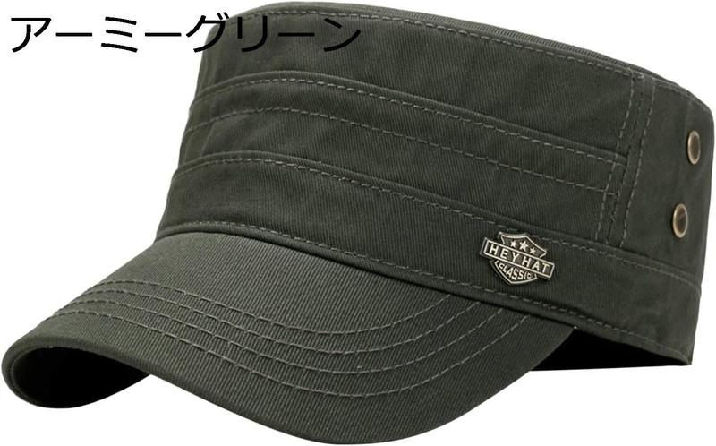 ワークキャップ メンズ 帽子 大きいサイズ 深め 頭大きい (59 65cm) 綿