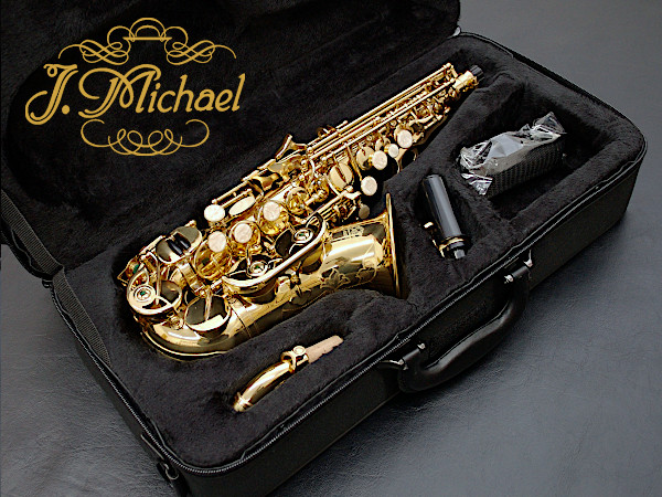 Jマイケル SPC-700 カーブドソプラノサックス 専用セミハードケース付