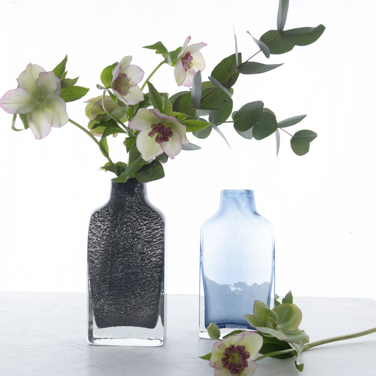 HenryDean ヘンリーディーン アキコ ペルリーノA ガラス花瓶 花器 : S