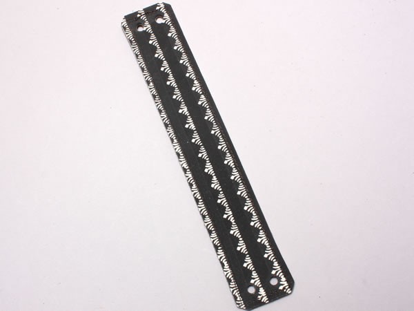 弓道 弦 弦巻 吊革 菖蒲柄 鹿革 メール便対象 翠山弓具店 suizan 40408