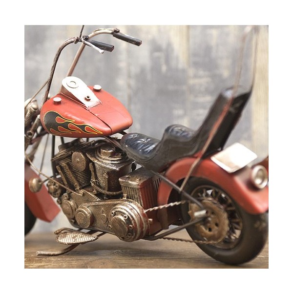 アメリカン レトロ ヴィンテージバイク ブリキおもちゃ バイクオブジェ