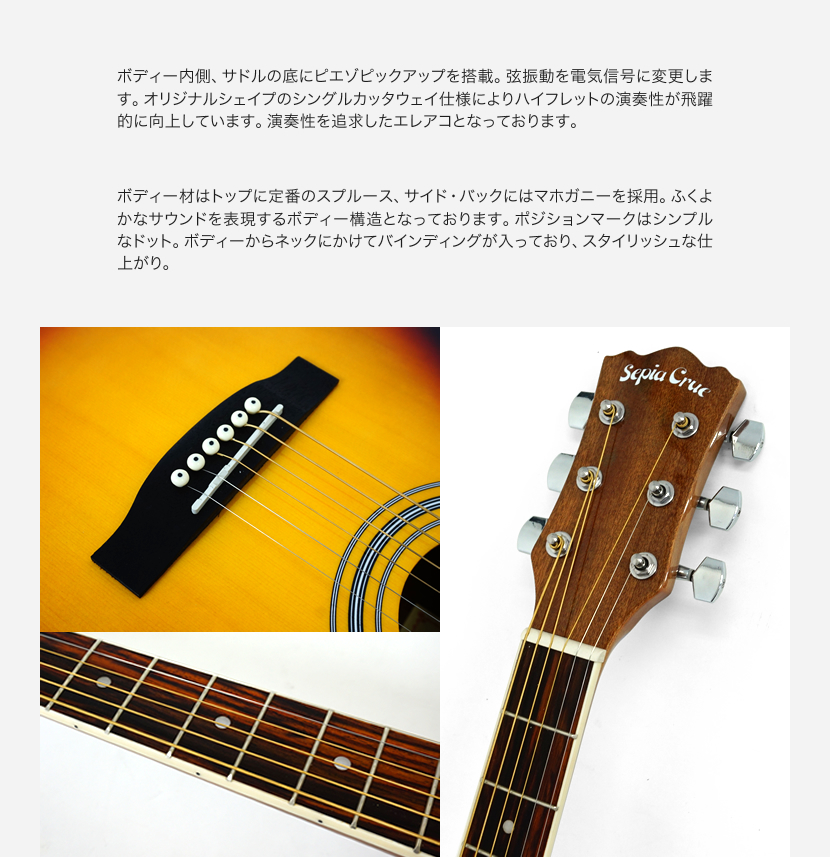 エレアコ Sepia Crue EAW-01 リミテッドアンプセット