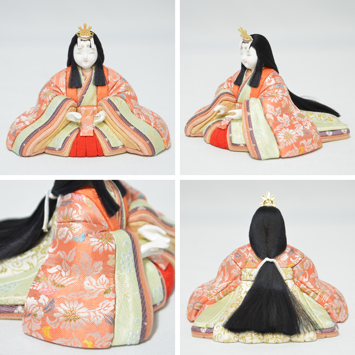 雛人形 木目込み 親王飾り 真多呂 本金 和泉雛 : 人形の三信 - 通販