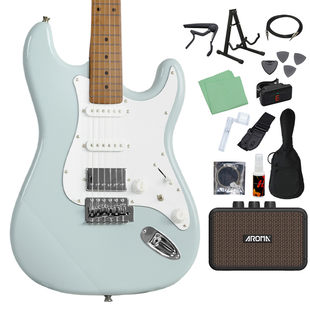 Eris. エリス Nestia エレキギター初心者14点セット 充電式ミニアンプ