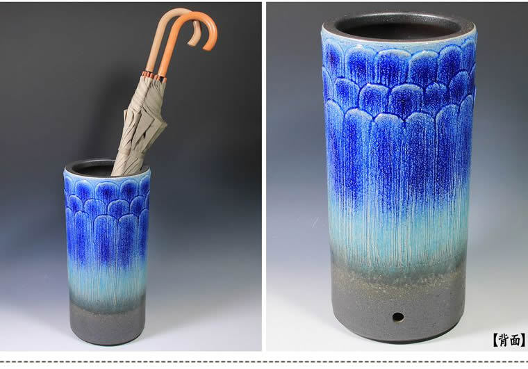 傘立て 陶器 おしゃれ 信楽焼 かさたて 和風 傘入れ やきもの傘立て