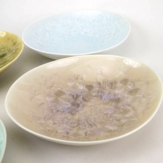 京焼 清水焼 花結晶楕円鉢揃え 陶あん : 松韻堂 Yahoo!店 - 通販