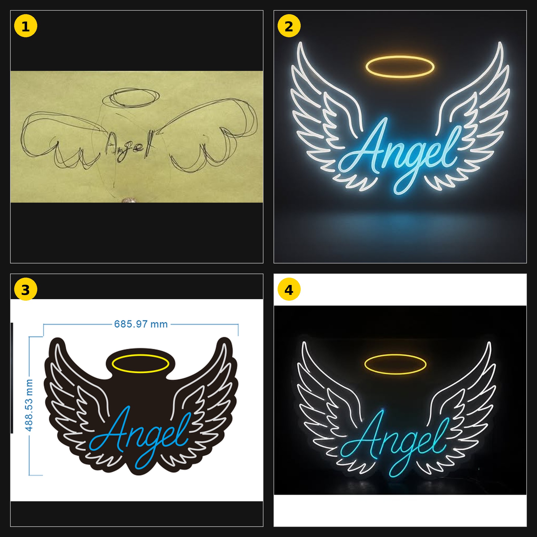 ガラス ネオンサイン オウム デザイン アメリカン雑貨 Coca-Cola