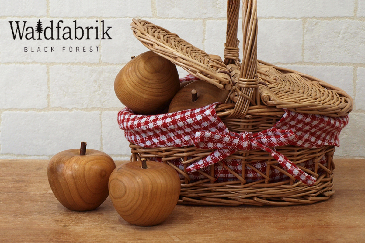 ドイツ製 オブジェ 木製 りんご 北欧 置物 玄関 インテリア おしゃれ